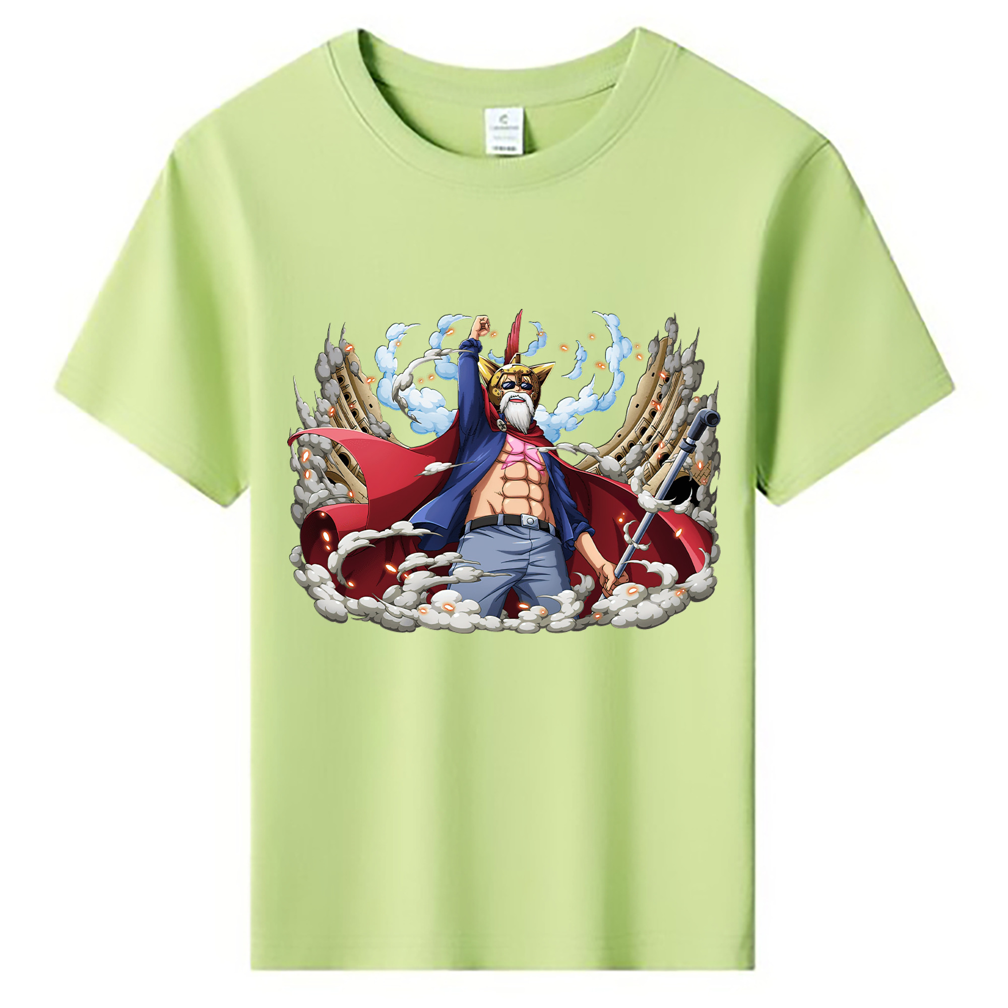 ワンピース モンキー・D・ルフィ ONE PIECE Monkey D. Luffy 綿100％キッズTシャツ（フロントプリント）
